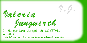 valeria jungwirth business card